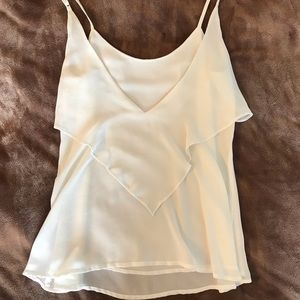 White tank top blouse.